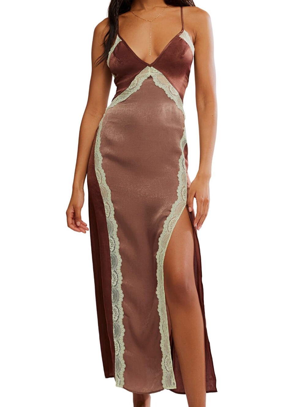 Free People Intimately Some Kind Of Love Maxi Slip Dress